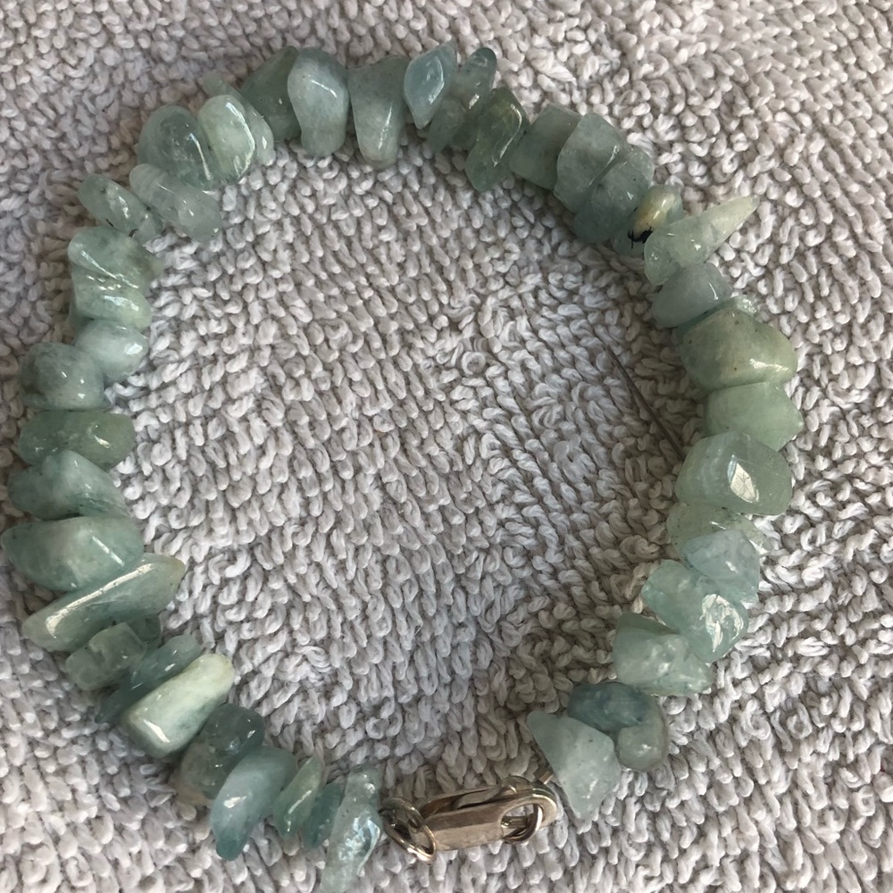Aquamarine 925 Bracelet